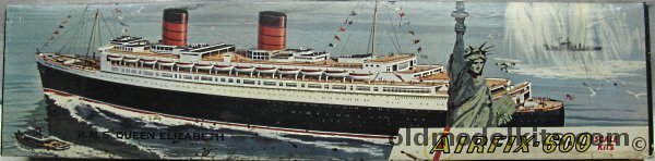 Airfix 1/600 RMS Queen Elizabeth Ocean Liner Craftmaster Issue, S1-198 plastic model kit